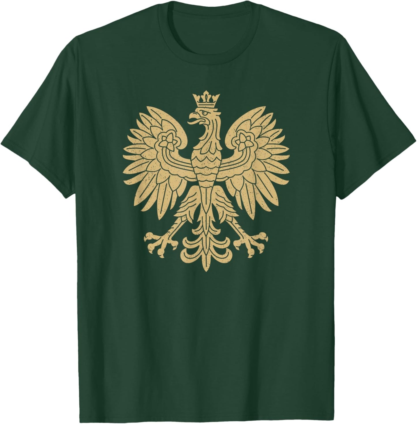 Poland Eagle Symbol Flag Polish Coat of Arms Emblem T-Shirt - T-Shirt | Forest