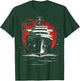 Nautical Red and Black Abstract Oceanliner T-Shirt - T-Shirt | Forest