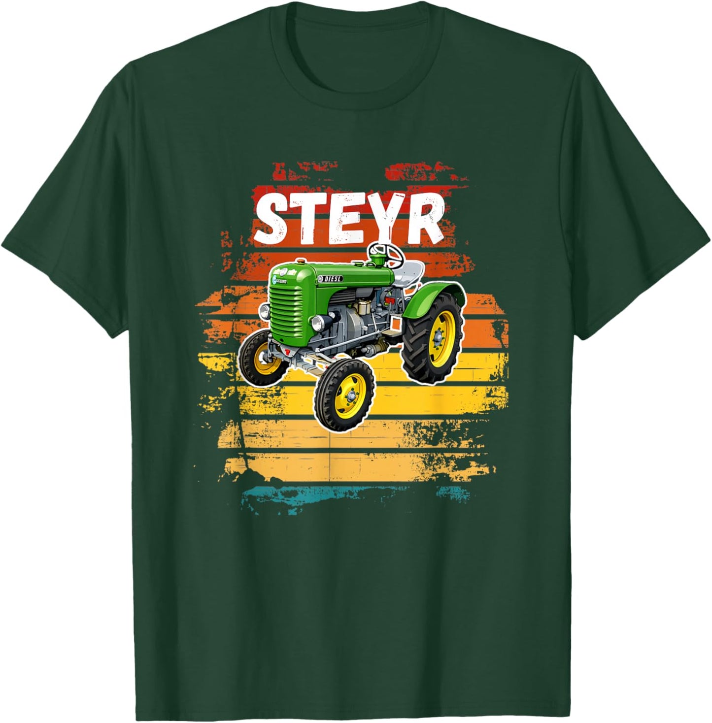 Oldtimer Traktor aus Steyr 180 T-Shirt - T-Shirt | Forest
