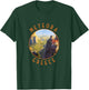 Meteora Greece Retro Distressed Circle Vintage T-Shirt - T-Shirt | Forest