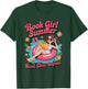 Book Girl Summer Beach Vacation Book Lover T-Shirt - T-Shirt | Forest