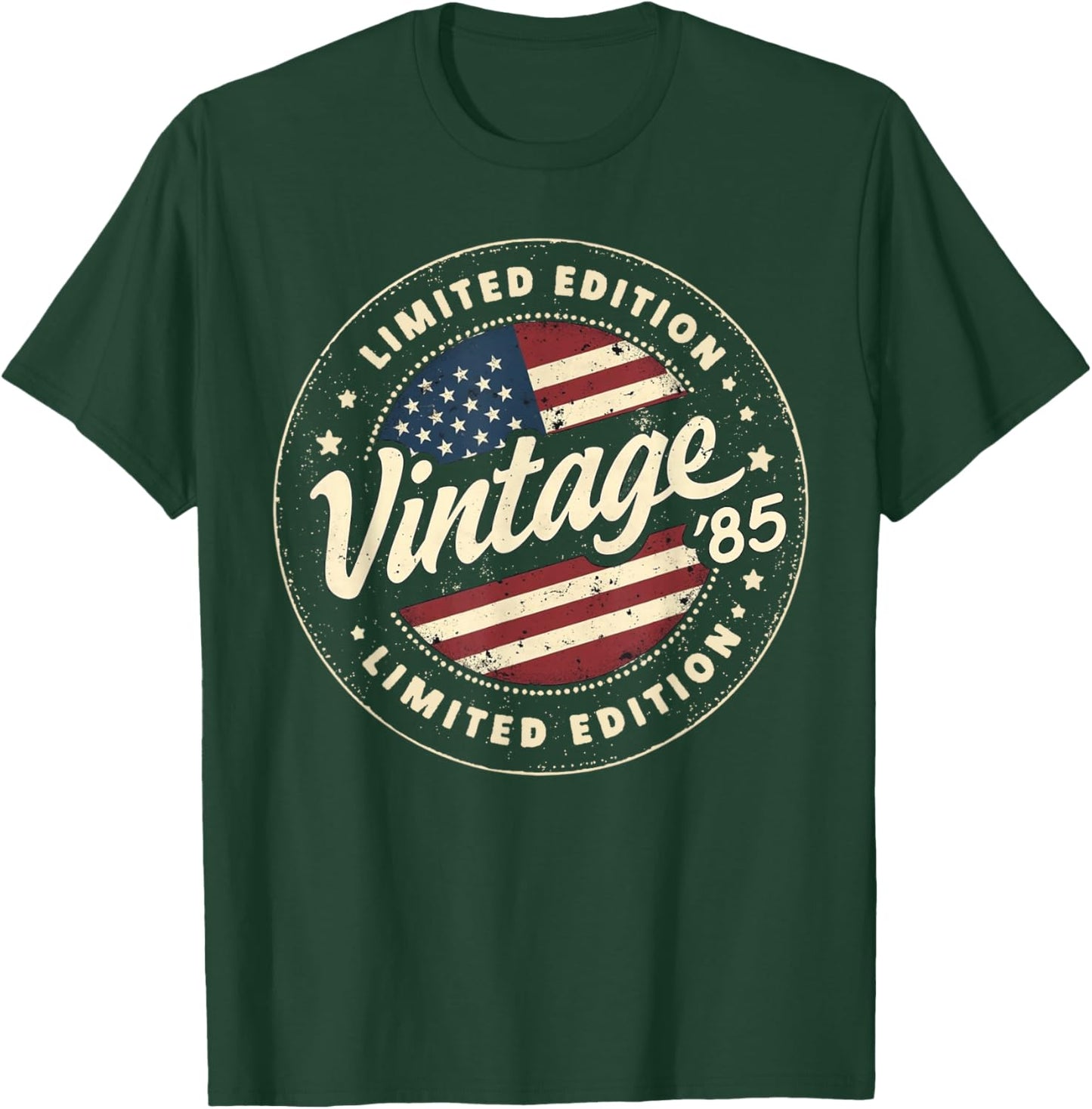 Vintage 40th birthday men Born 1985 40 years old Bday T-Shirt - T-Shirt | Forest