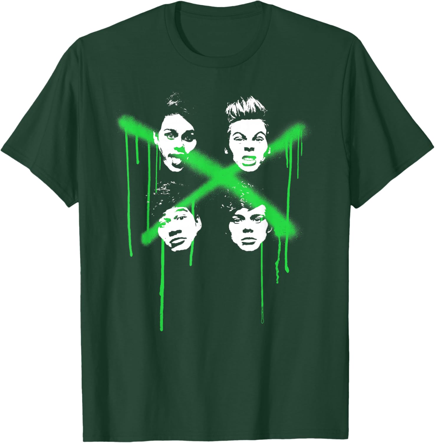 5 Seconds of Summer 4 Faces T-Shirt - T-Shirt | Forest