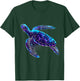 Sea Turtle Marine Mammal Ocean Sea Turtle Artwork Motif T-Shirt - T-Shirt | Forest