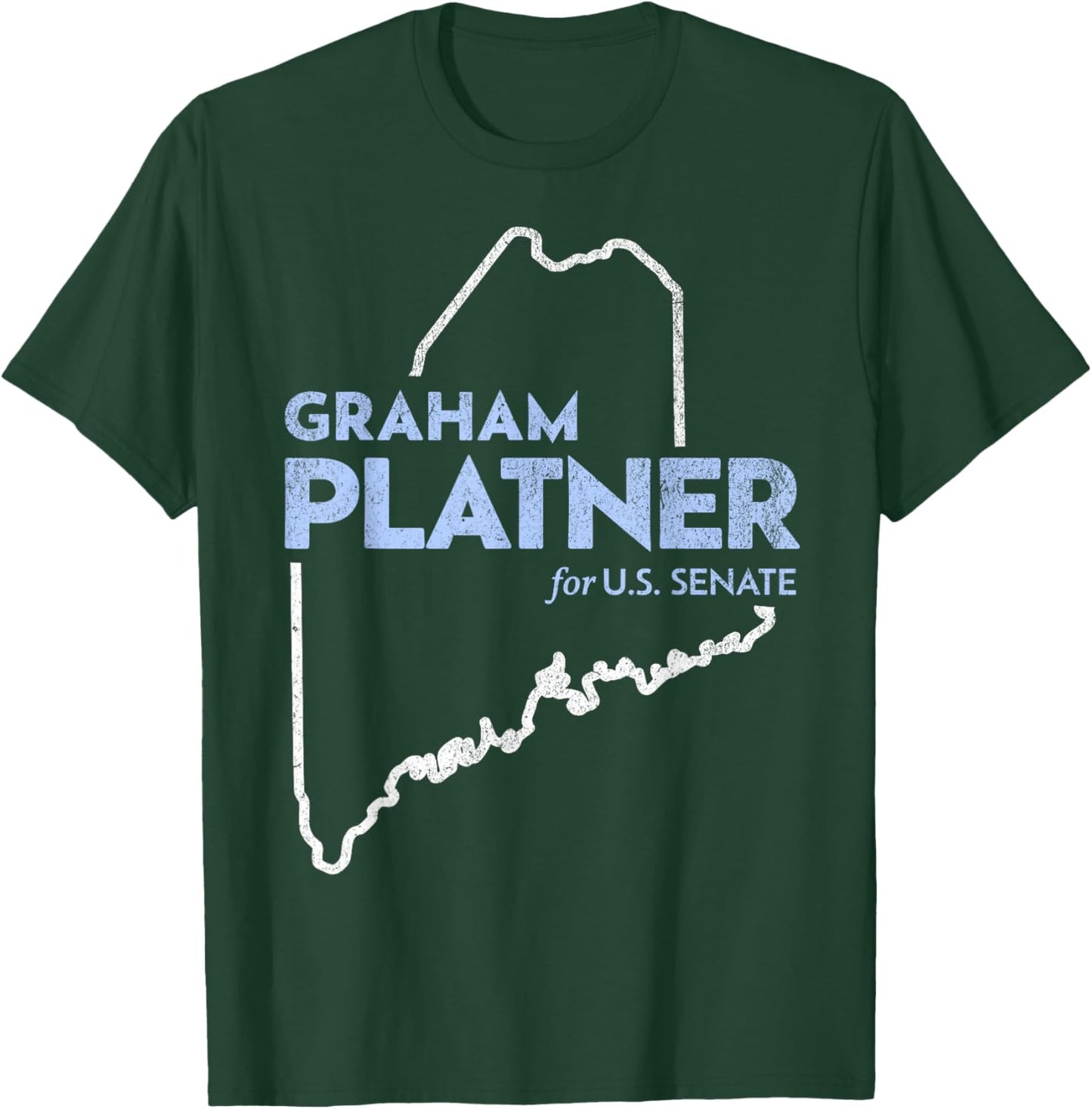 Graham Platner for Senate 2026 T-Shirt - T-Shirt | Forest