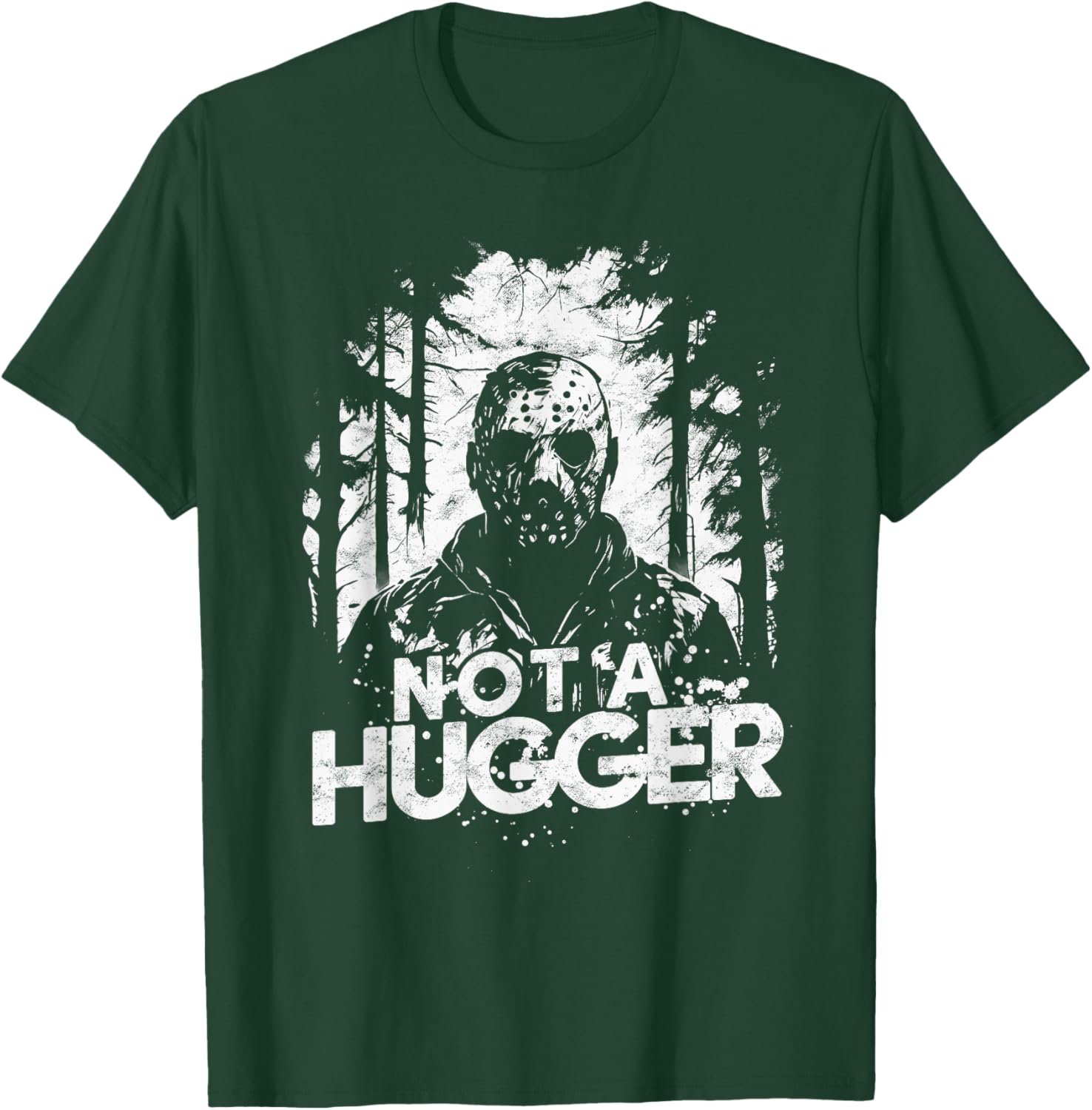 Funny Scary Character Hugger T-Shirt - T-Shirt | Forest