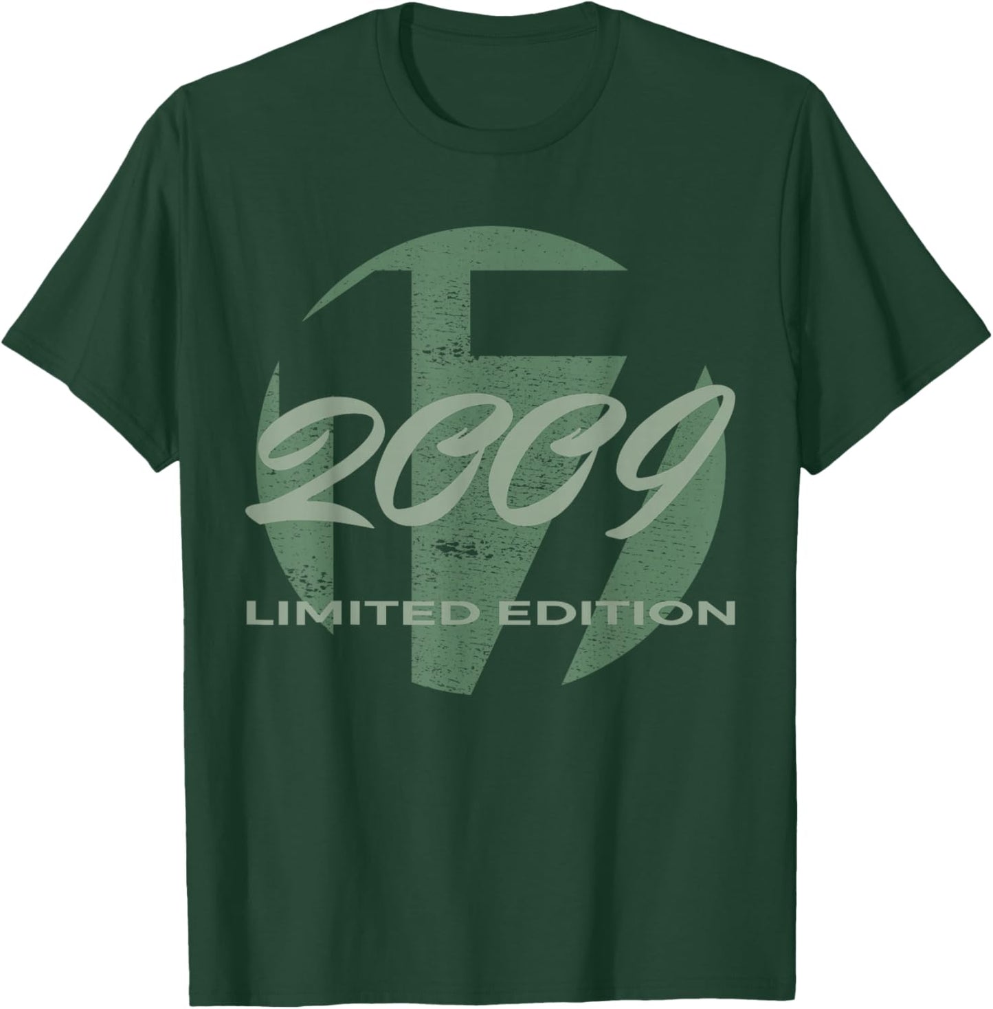 17th Birthday Girl Boy 17 Years 2009 Funny Gift T-Shirt - T-Shirt | Forest