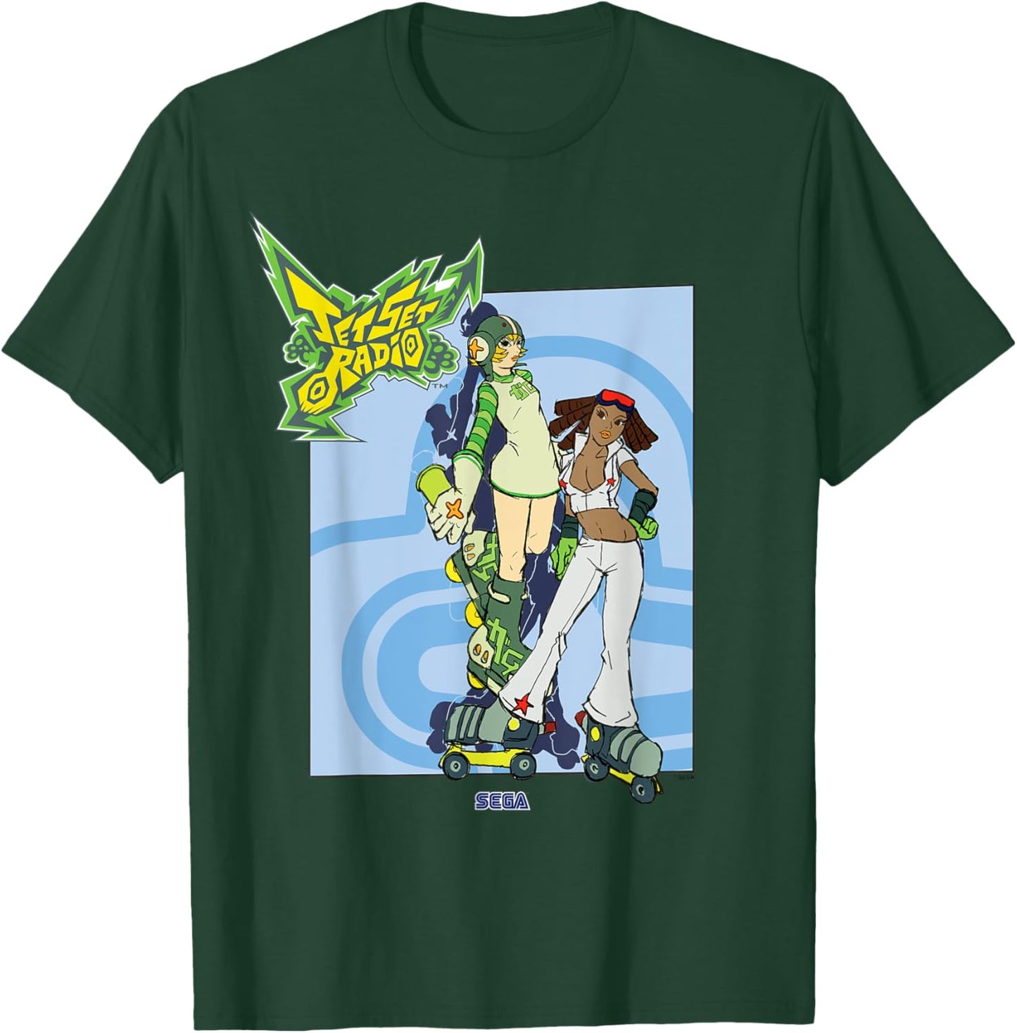 Jet Set Radio Duo Gum, Piranha SEGA Dreamcast Video Game T-Shirt - T-Shirt | Forest
