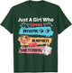 Just A Girl Who Loves Anime Ramen And Sketching Kawaii Anime T-Shirt - T-Shirt | Forest