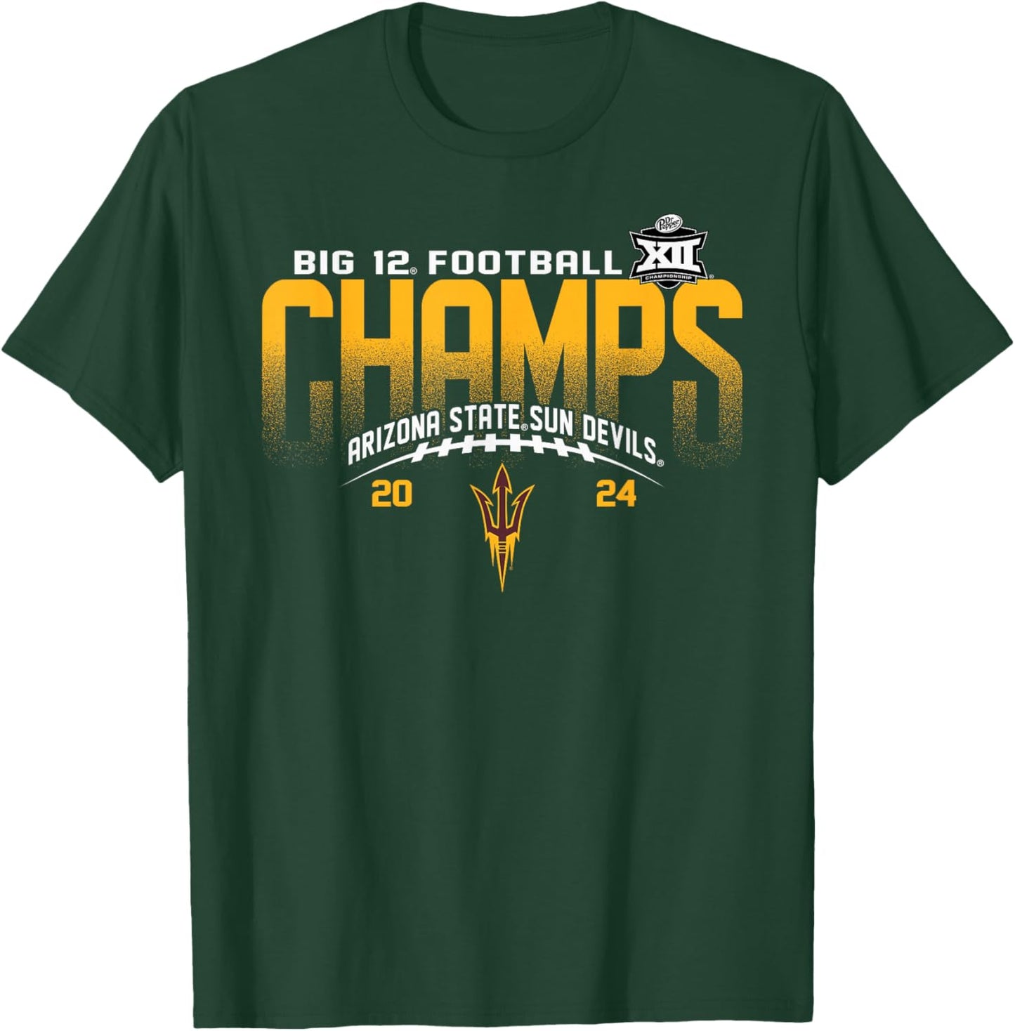 Arizona State Sun Devils Big 12 Champs 2024 Football Icon T-Shirt - T-Shirt | Forest