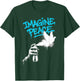 Imagine Peace Spray Paint Dove Urban Art Style T-Shirt - T-Shirt | Forest