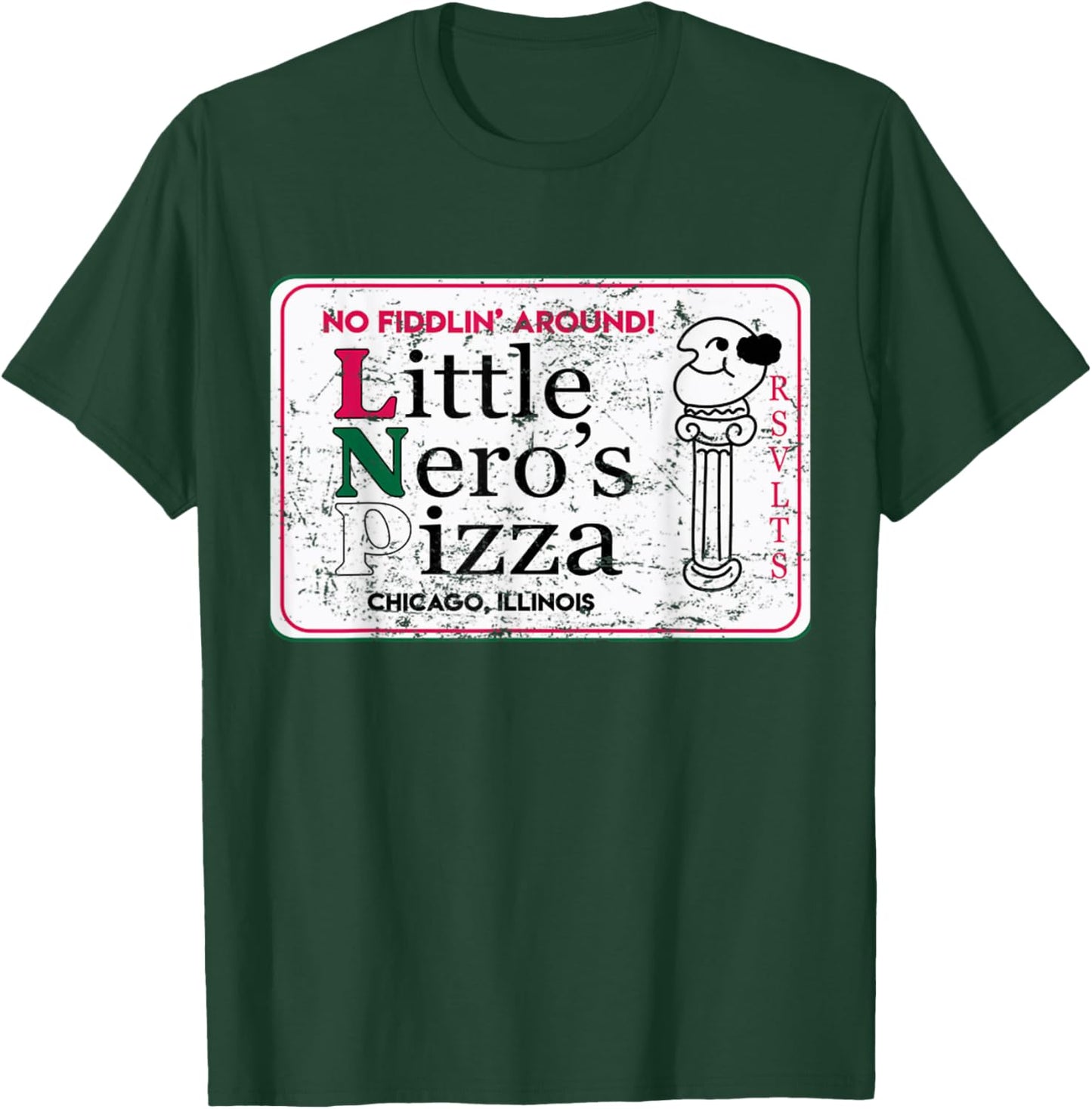 Christmas Little 90s Neros Pizza T-Shirt - T-Shirt | Forest