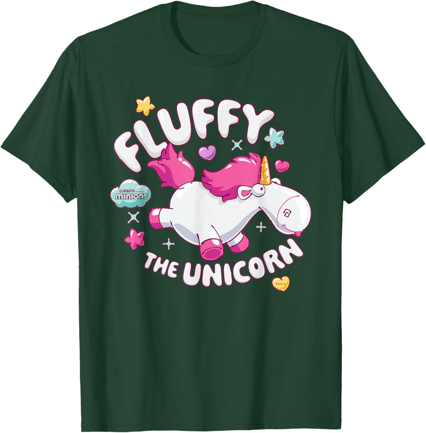 Minions Fluffy The Unicorn T-Shirt - T-Shirt | Forest
