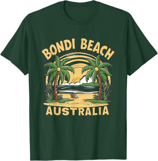 Bondi Beach Australia T-Shirt - T-Shirt | Forest
