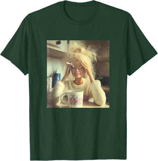 New Funny Doll Face Aged Meme T-Shirt - T-Shirt | Forest