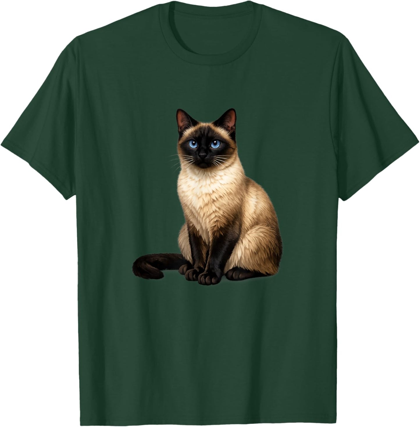 Siamese Cat Beautiful Siamese Cat Breed T-Shirt - T-Shirt | Forest