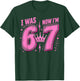 7th Birthday Girls I was 6 Now I'm 7 Girl Turning 7 Birthday T-Shirt - T-Shirt | Forest
