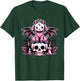 Kawaii Pastel Goth Cute Creepy Goat Bat Skeleton T-Shirt - T-Shirt | Forest