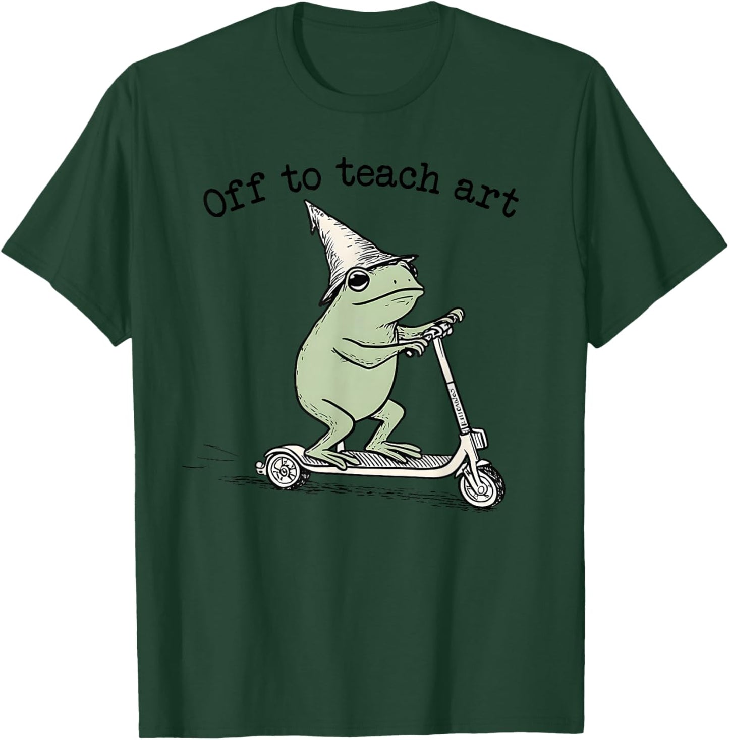 Off to Teach Art Teacher Funny Back to School Drawing Kids T-Shirt - T-Shirt | Forest