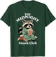 The Midnight Snack Club Funny Raccoon Trash Panda Meme T-Shirt - T-Shirt | Forest