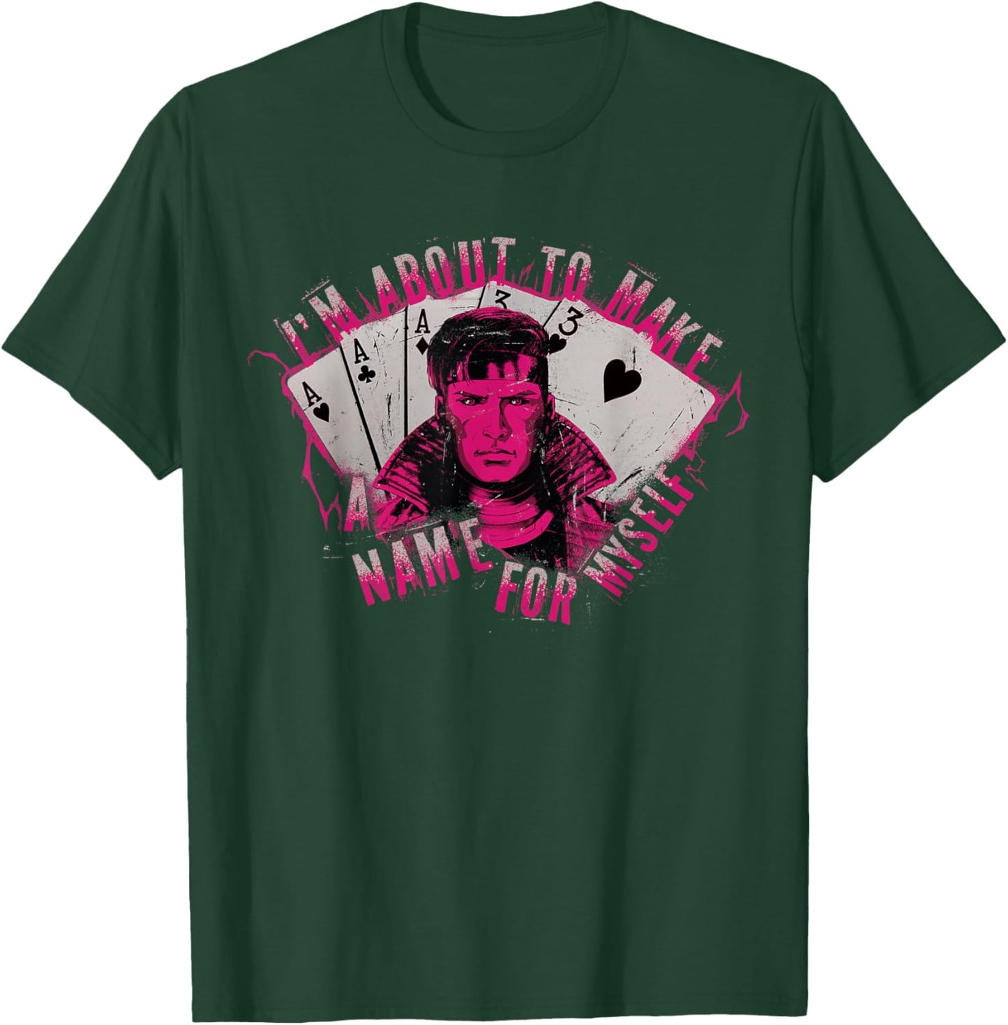 Marvel Studios Deadpool & Wolverine Gambit A Name for Myself T-Shirt - T-Shirt | Forest