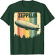 Zeppelin t Shirt Zepelin Vintage 70s 80s Dirigible Airship T-Shirt - T-Shirt | Forest