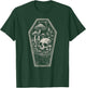 Skull Mushroom Grunge Skeleton Dark Coffin Forest Aesthetic T-Shirt - T-Shirt | Forest