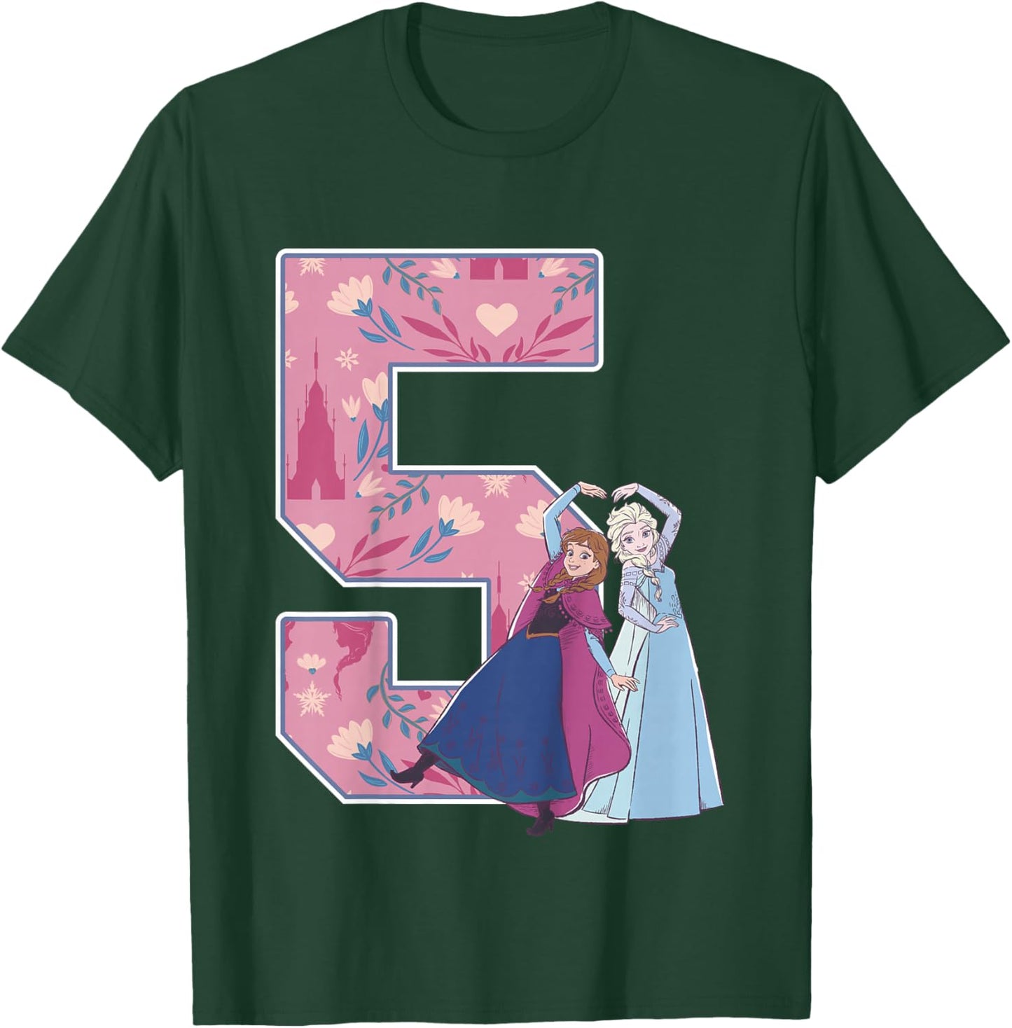 Frozen Sisters 5 Geburtstag T-Shirt - T-Shirt | Forest
