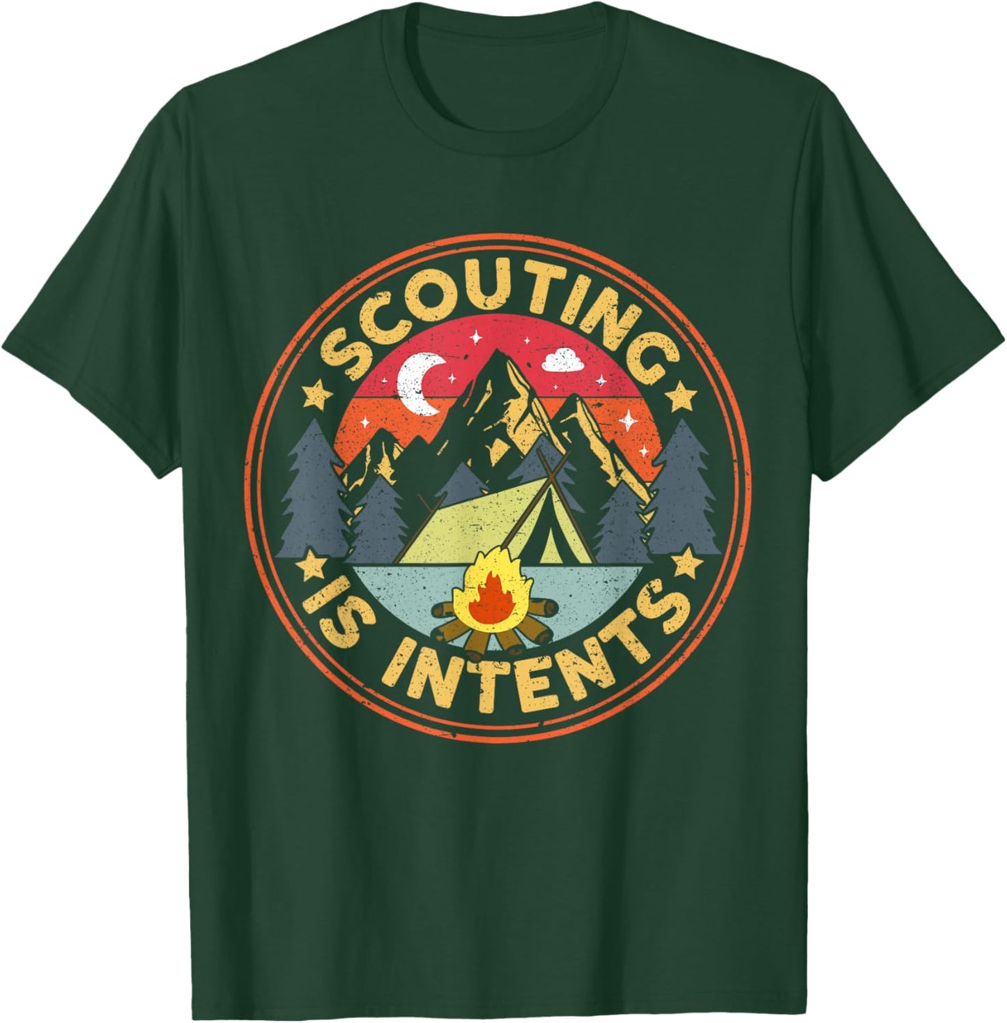 Scouting is Intents Scout Camper Camping T-Shirt - T-Shirt | Forest