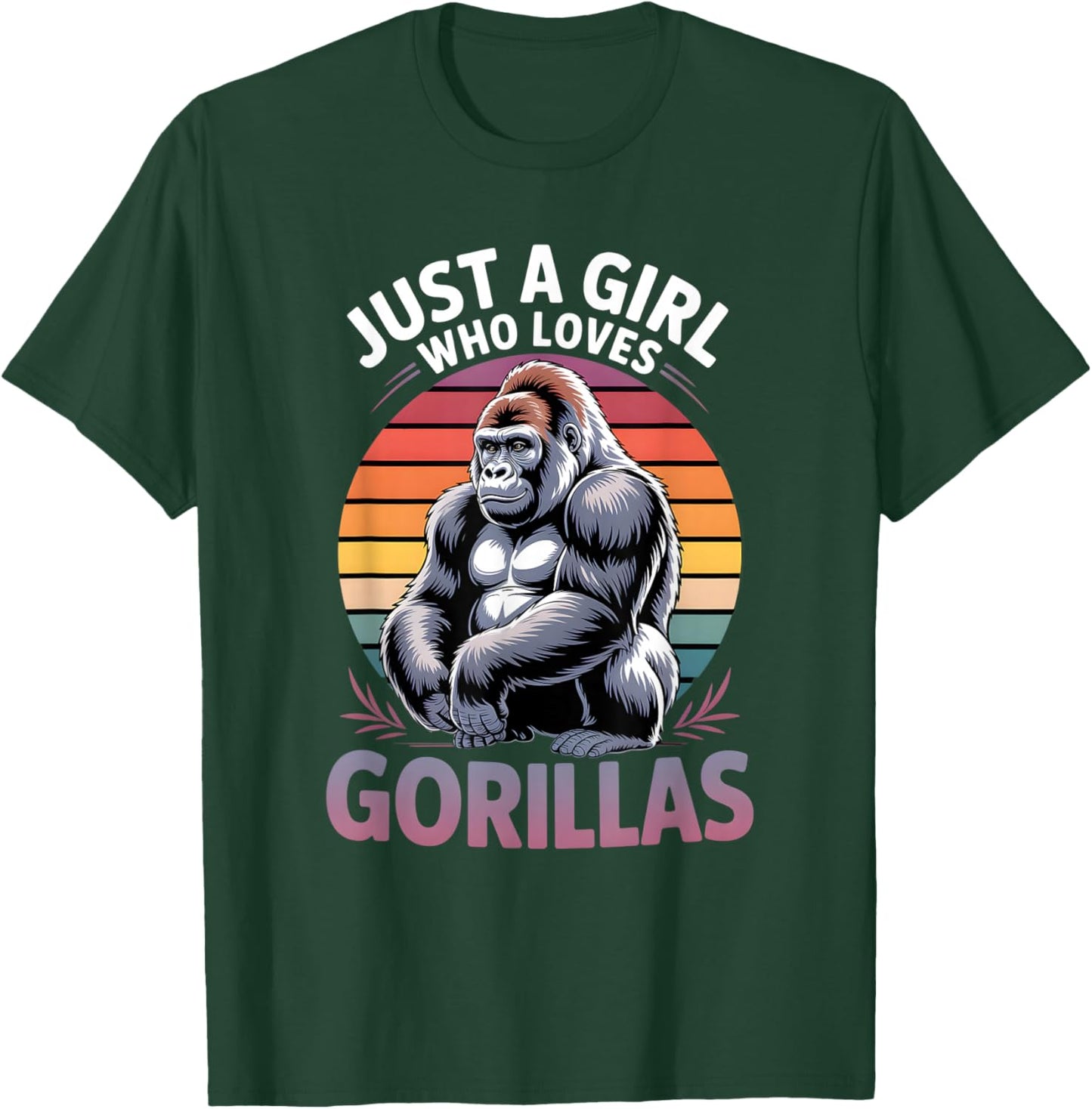 Girls Gorilla T-Shirt - T-Shirt | Forest