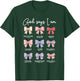 God Says I Am Coquette Bows Bible Verse Christian Ribbon T-Shirt - T-Shirt | Forest