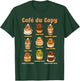 Capybara Coffee Cute Capybara Coffee Pun Kawaii Drink Art T-Shirt - T-Shirt | Forest