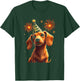 Happy New Year 2025 Eve Firework Dog Funny Dachshund Women Kids T-Shirt - T-Shirt | Forest