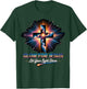 Glow for Jesus Cross T-Shirt - T-Shirt | Forest