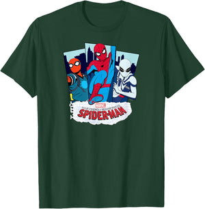 Your Friendly Neighborhood Spider-Man - Suit Panels T-Shirt - T-Shirt | Forest