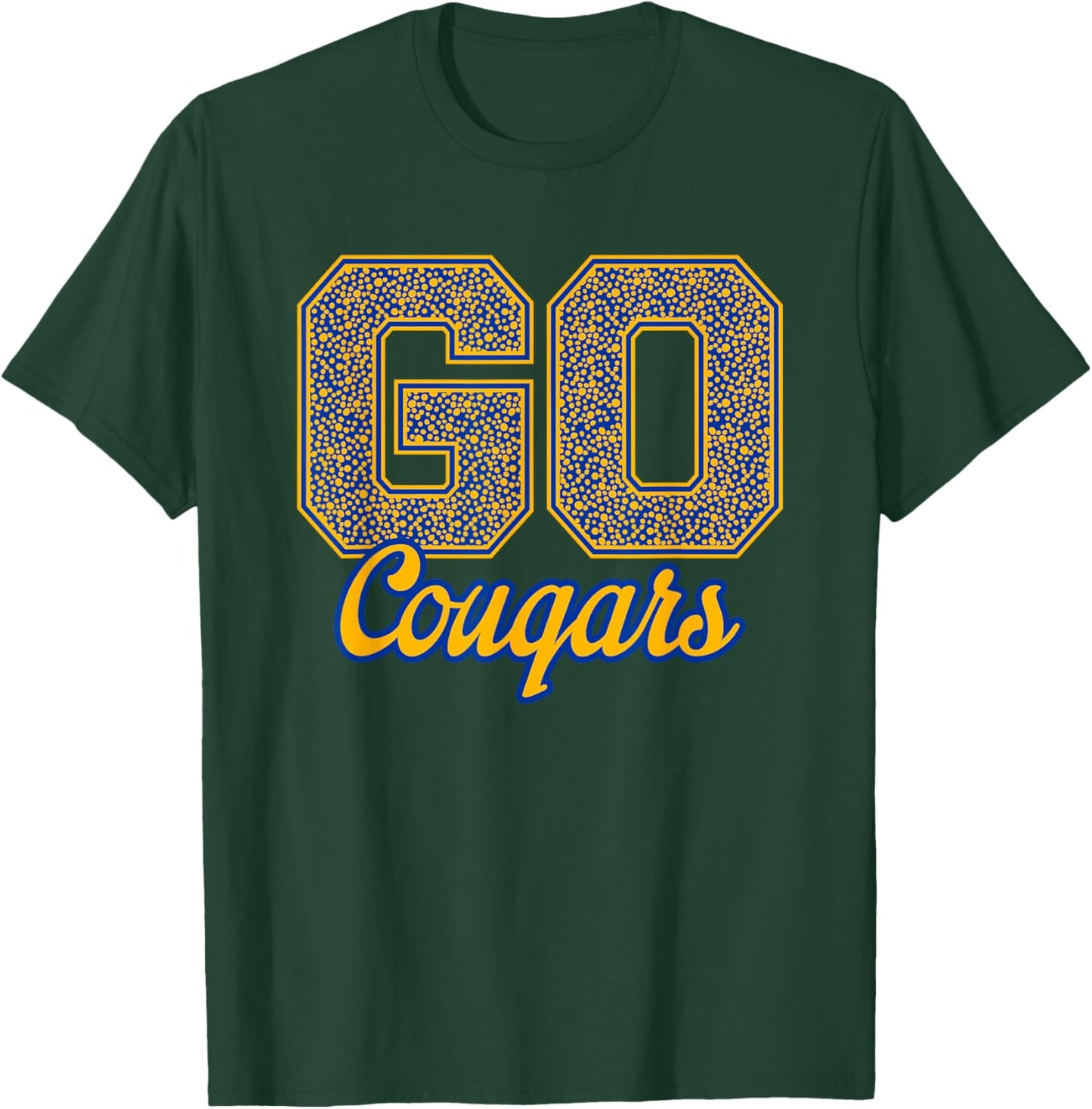 Clovis Cougars GO! School Pride T-Shirt - T-Shirt | Forest