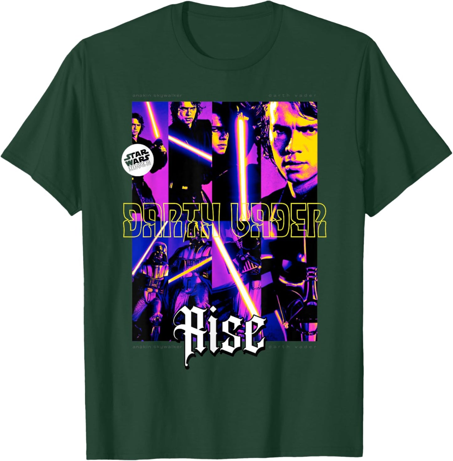 Star Wars Revenge of the Sith Darth Vader Rise Collage T-Shirt - T-Shirt | Forest