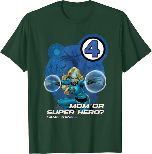 Marvel Comics Fantastic Four Invisible Woman Mother's Day T-Shirt - T-Shirt | Forest