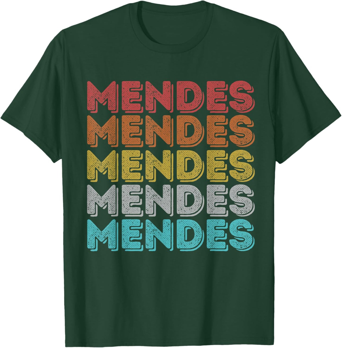 Vintage Retro Mendes T-Shirt - T-Shirt | Forest