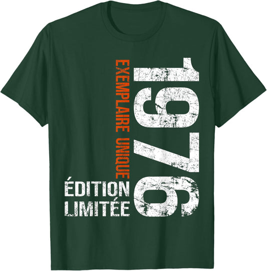 Vintage 1976 Gift 50 Years Man Birthday Humour T-Shirt - T-Shirt | Forest