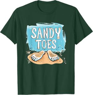 Pretty sandy Toes in Summer for Vacation Lovers T-Shirt - T-Shirt | Forest