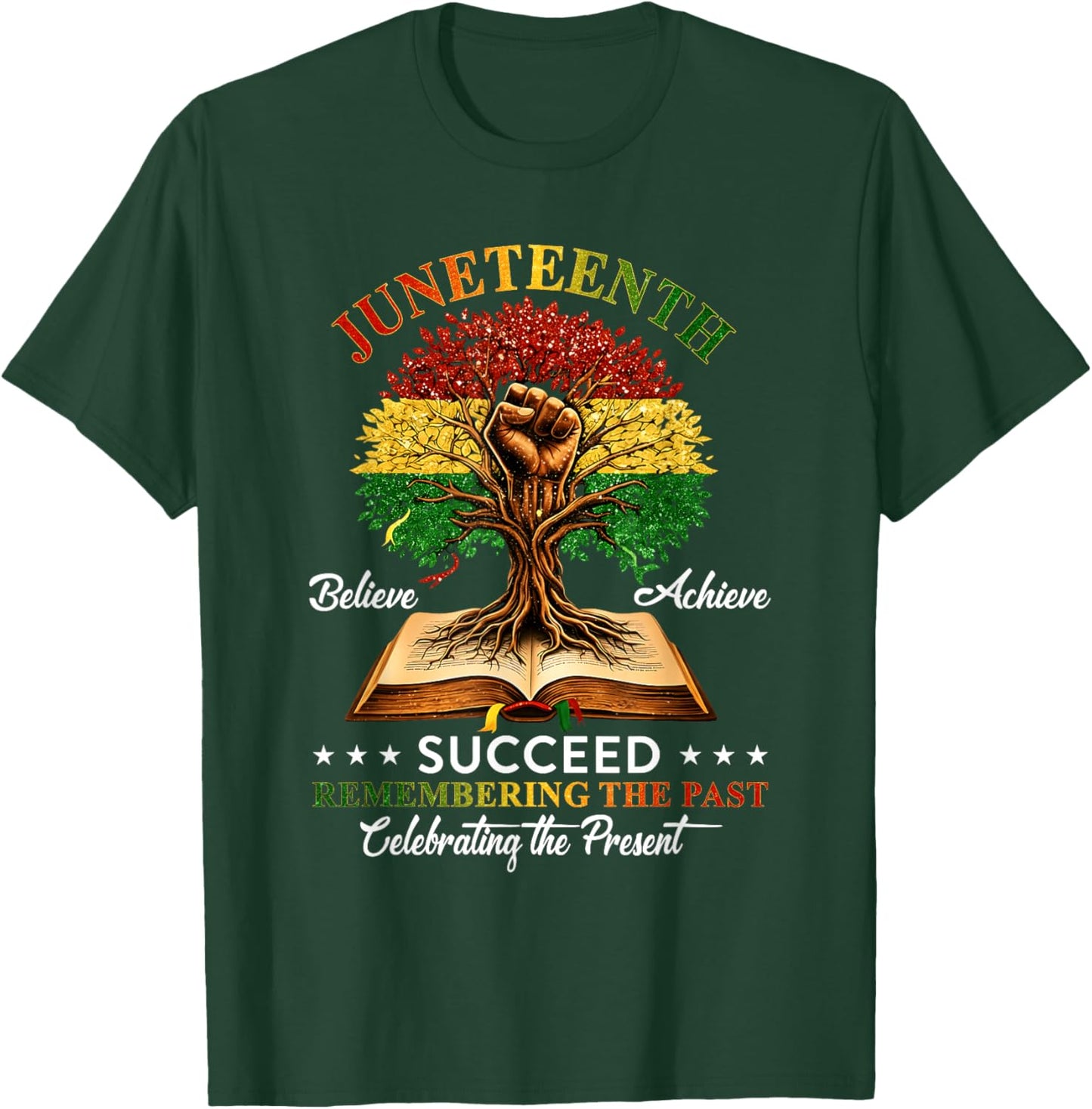 Juneteenth is My Independence Day African 1865 Juneteenth T-Shirt - T-Shirt | Forest