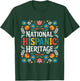 Latino National Hispanic Heritage Month Flowers American T-Shirt - T-Shirt | Forest