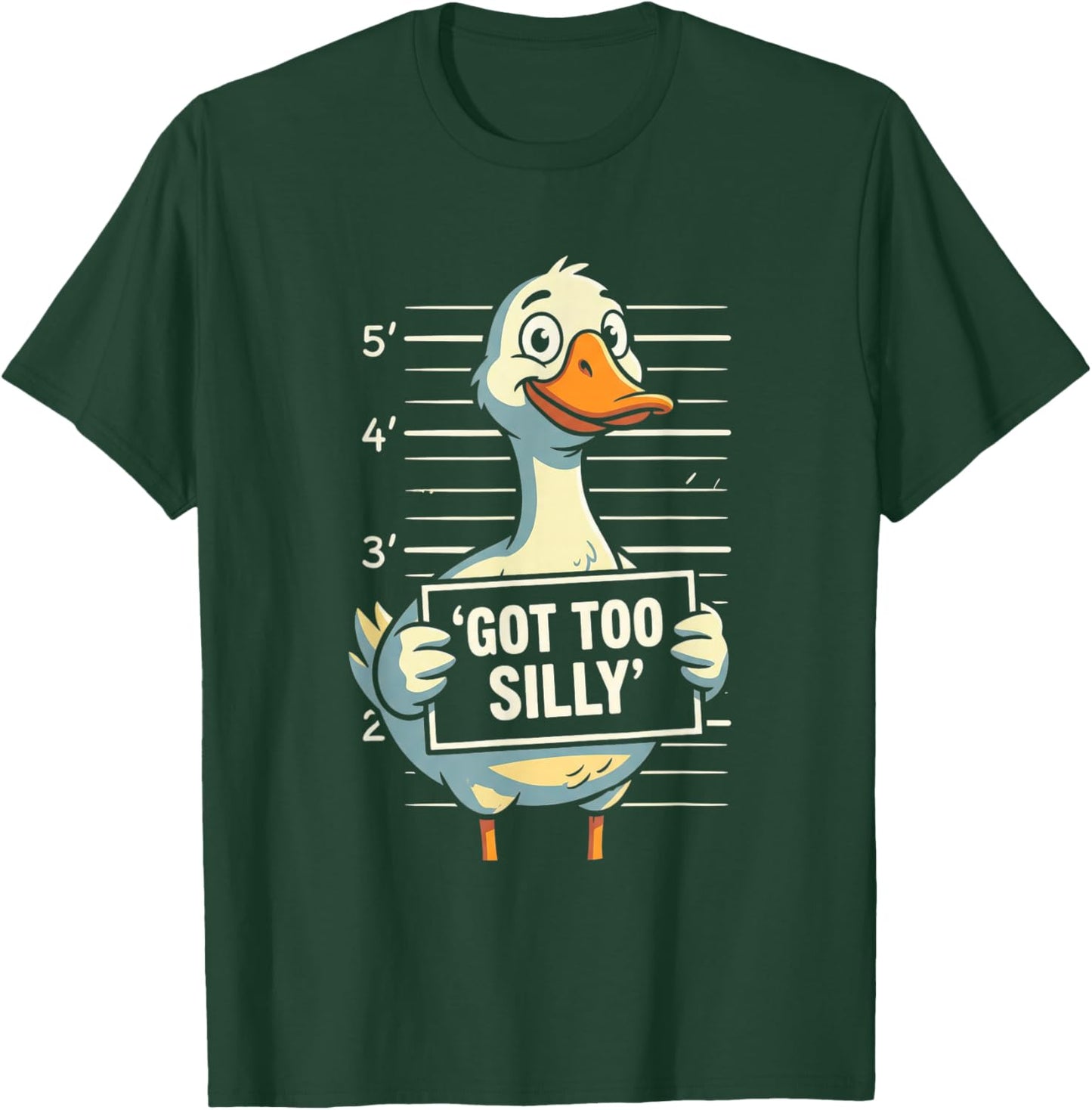 Got Too Silly Funny Goose Pun Humor for Animal Lovers T-Shirt - T-Shirt | Forest