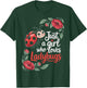 Just A Girl Who Loves Ladybugs Gardeners Nature Insect Fans T-Shirt - T-Shirt | Forest