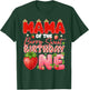 Mama of The Berry Sweet Birthday One Strawberry Matching T-Shirt - T-Shirt | Forest
