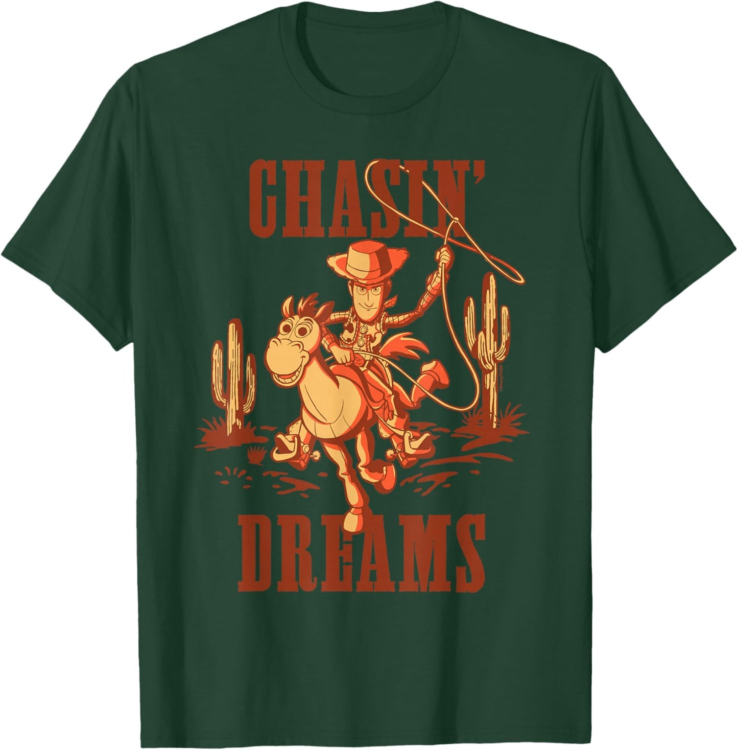 Disney and Pixar's Toy Story Woody & Bullseye Chasin' Dreams T-Shirt - T-Shirt | Forest