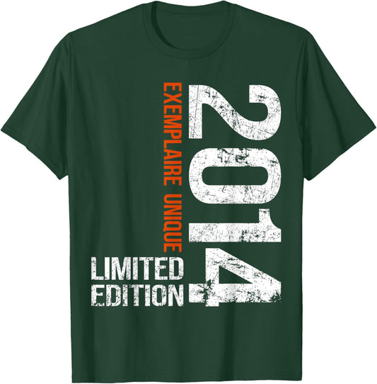 11th Birthday 2014 Vintage 11 Years Boy and Girl 2014 T-Shirt - T-Shirt | Forest