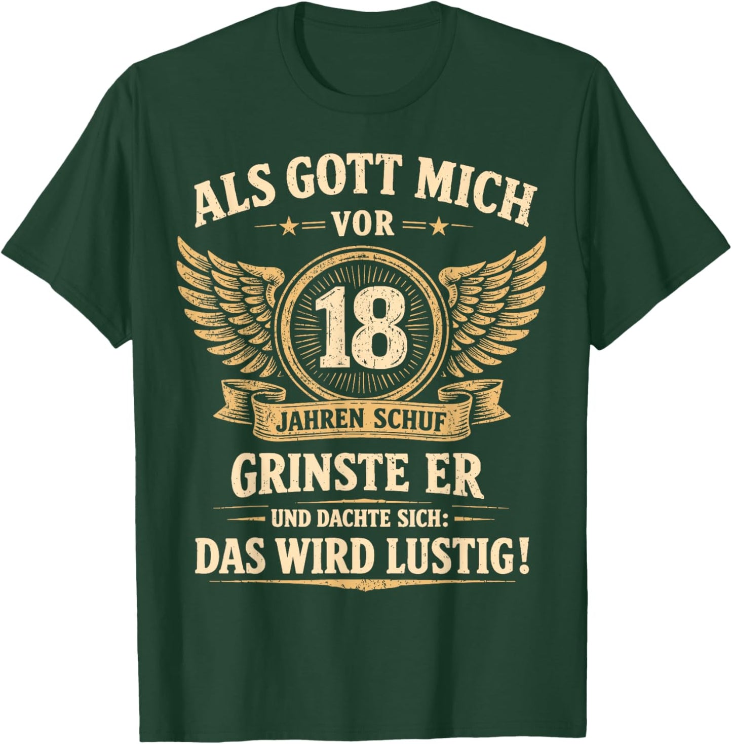 18th Birthday Boy Girl 18 Years 2008 Funny Gift T-Shirt - T-Shirt | Forest