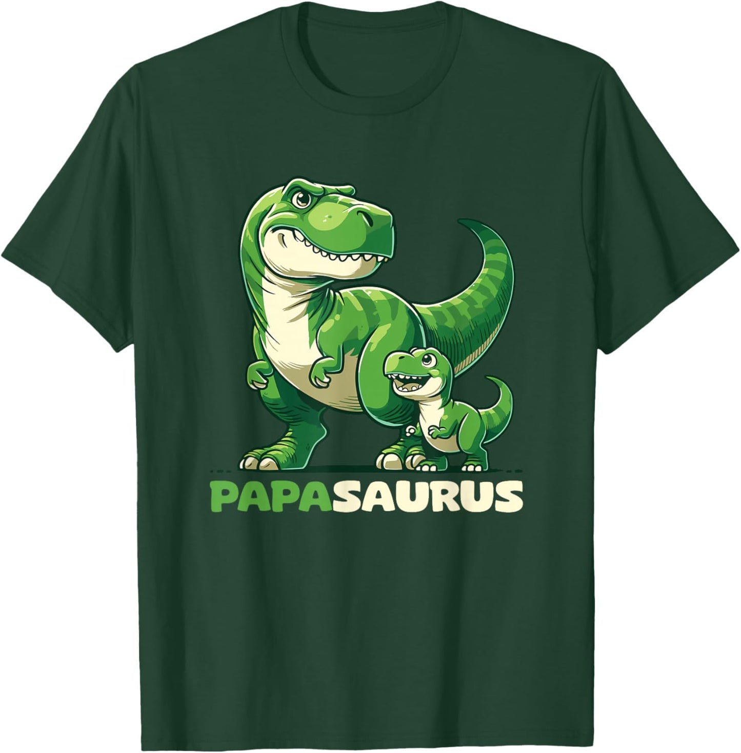 Papasaurus Fête des Pères Meilleur Papa T-Rex Papa T-Shirt - T-Shirt | Forest